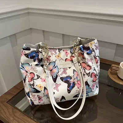 Large Capacity Butterfly Casual Shoulder Tote Bag